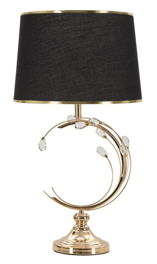 Stolná lampa Bruxelles 65 cm čierno-zlatá