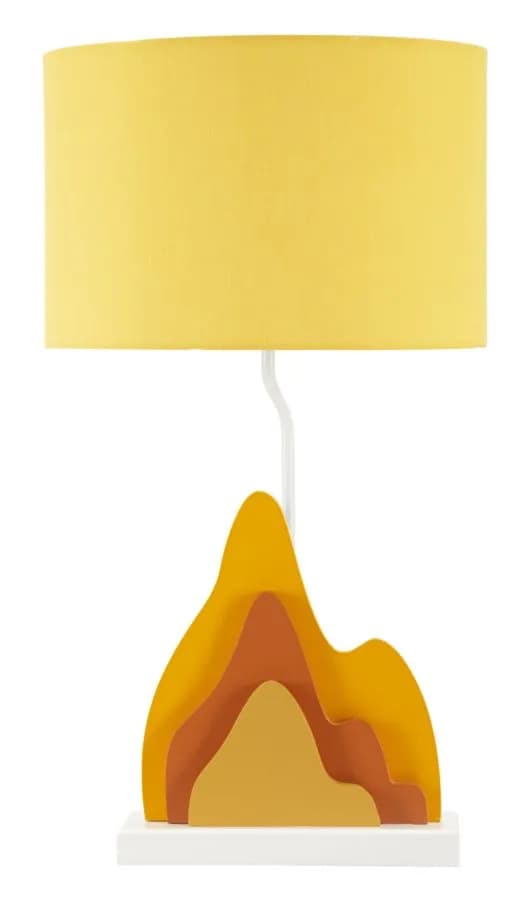 Stolná lampa Farba A 57 cm žlto-oranžová 1