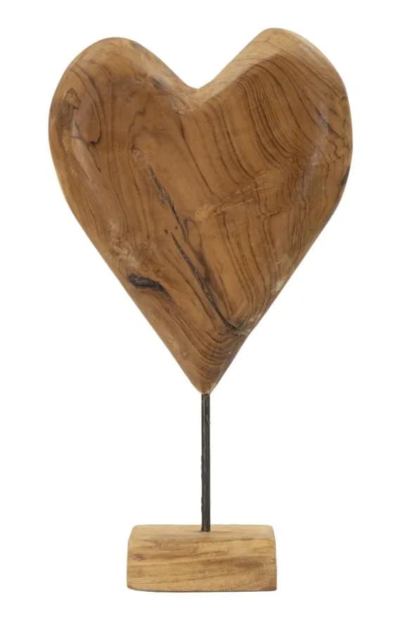 Drevená dekorácia Dobu 45 cm hnedá 1