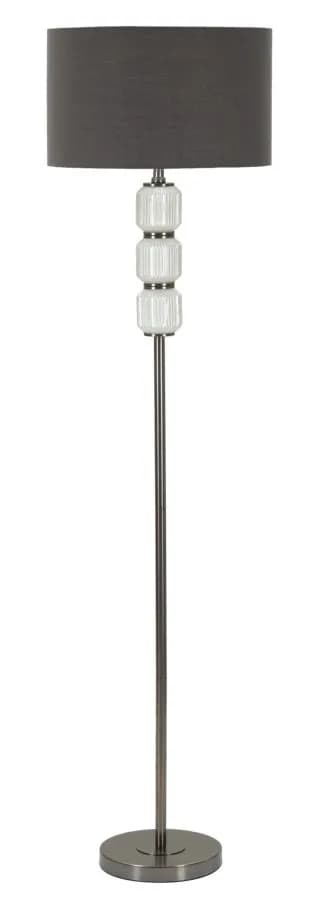 Stojacia lampa Bright 164 cm sivá/biela 1