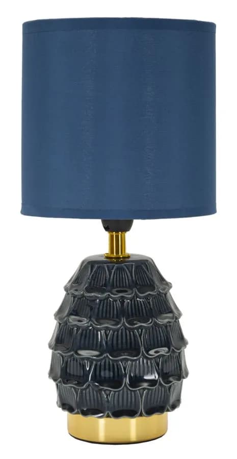 Stolná lampa Pigny 30,5 cm modrá 1
