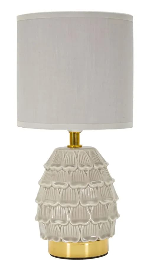 Stolná lampa Pigny 30,5 cm sivá 1