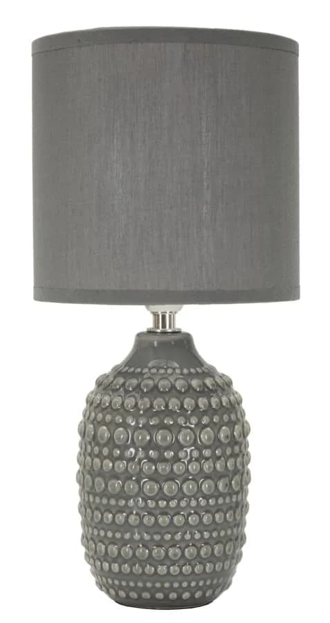 Stolná lampa Points 30,5 cm sivá