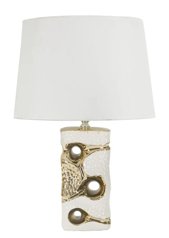 Stolná lampa Florida 43,5 cm bielo-zlatá 1