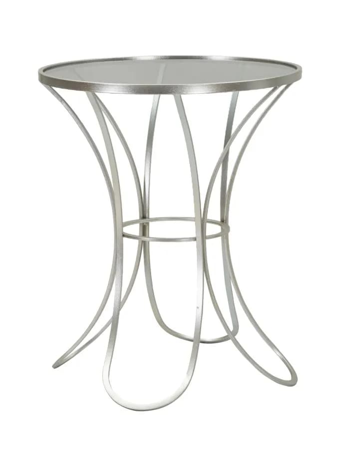 Odkladací stolík Trixy 56 cm strieborný 1