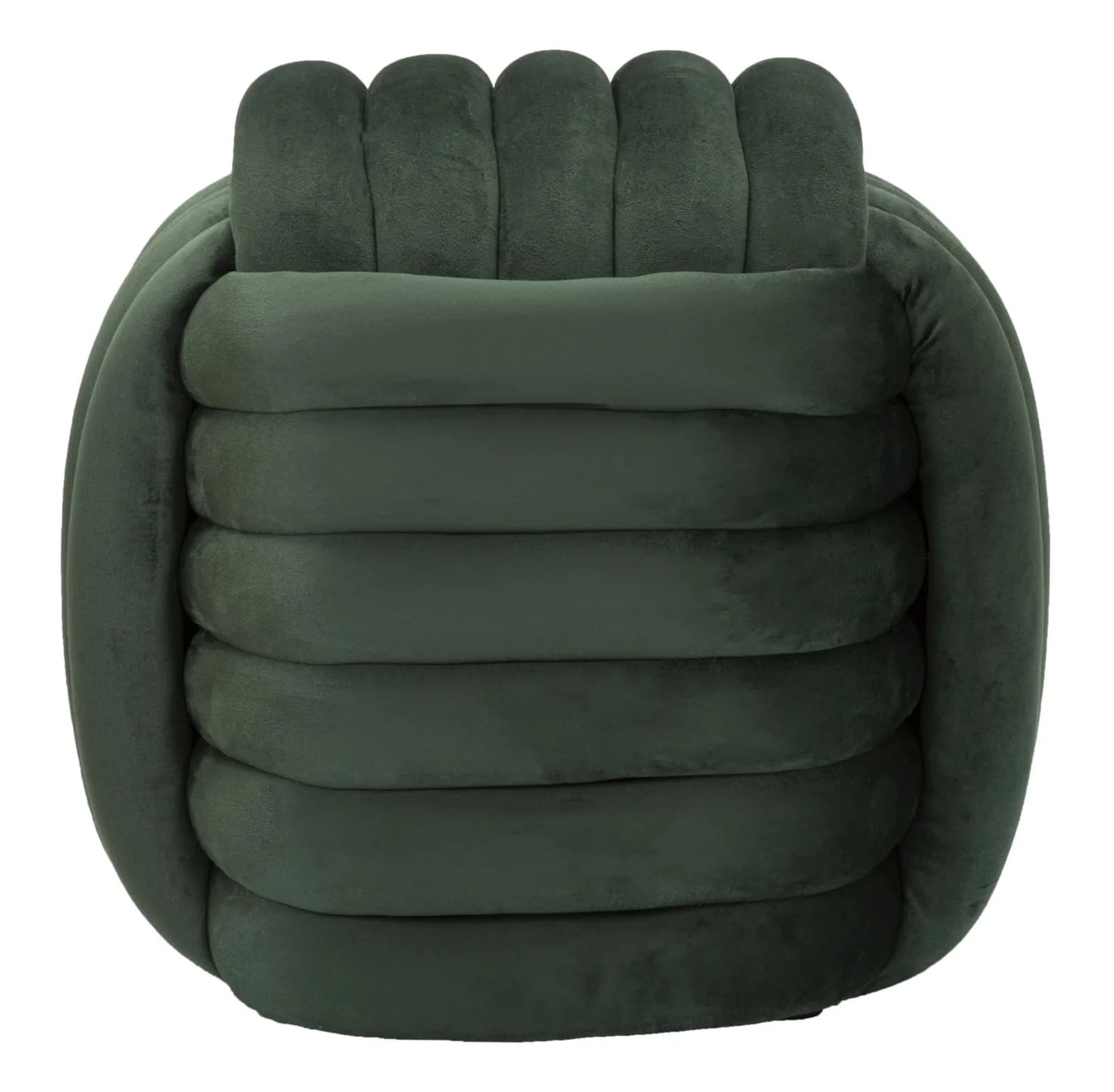 Taburet Softy 45 cm zelený