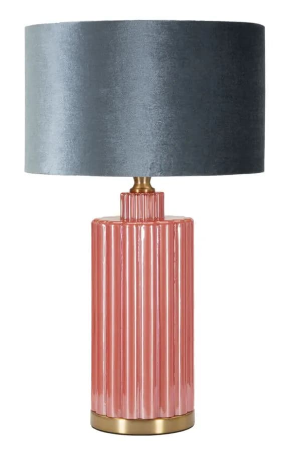 Stolná lampa Helene Tower 70 cm modro-červená 1
