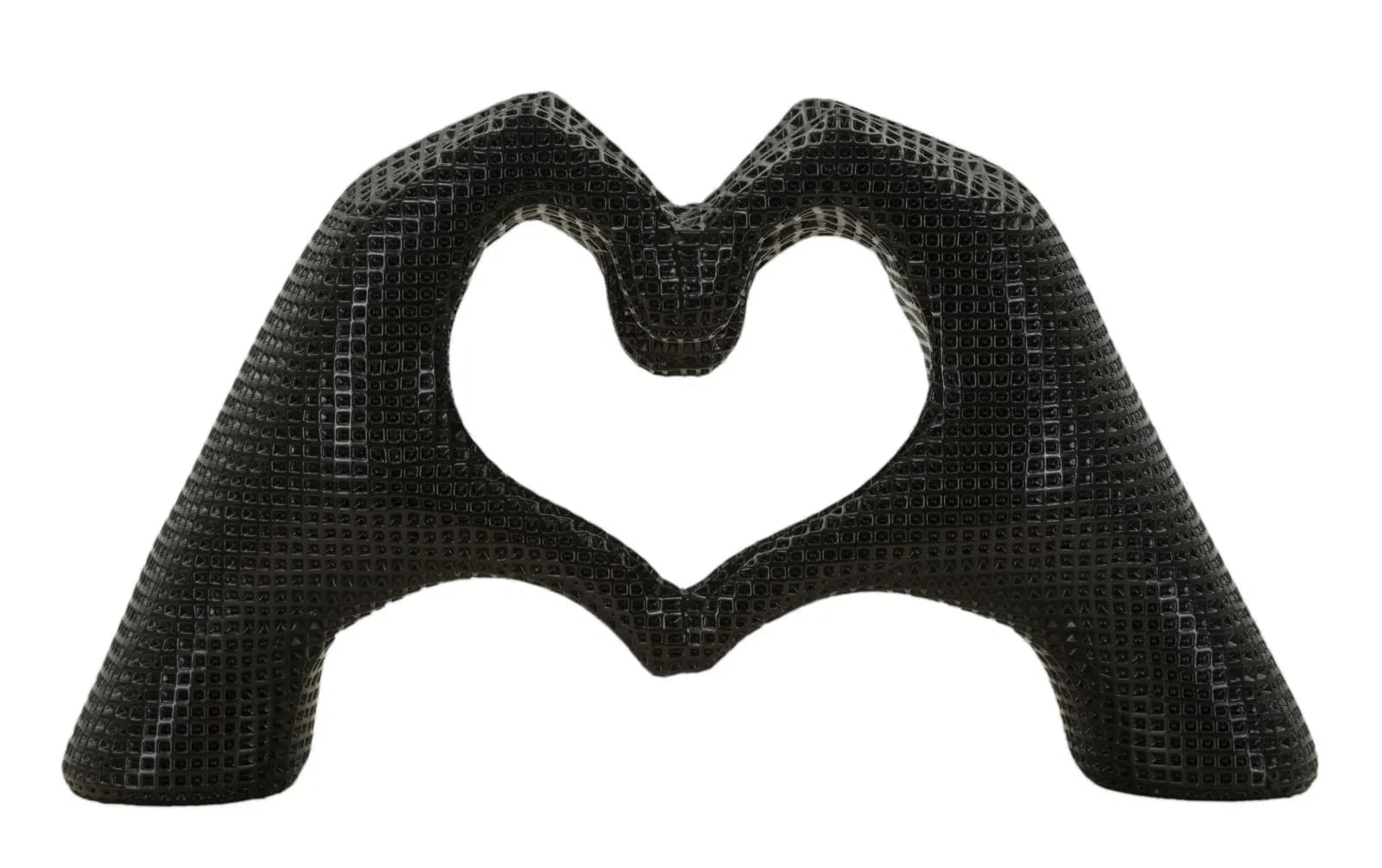 Dekorácia Hands Lover 25 cm čierna 1