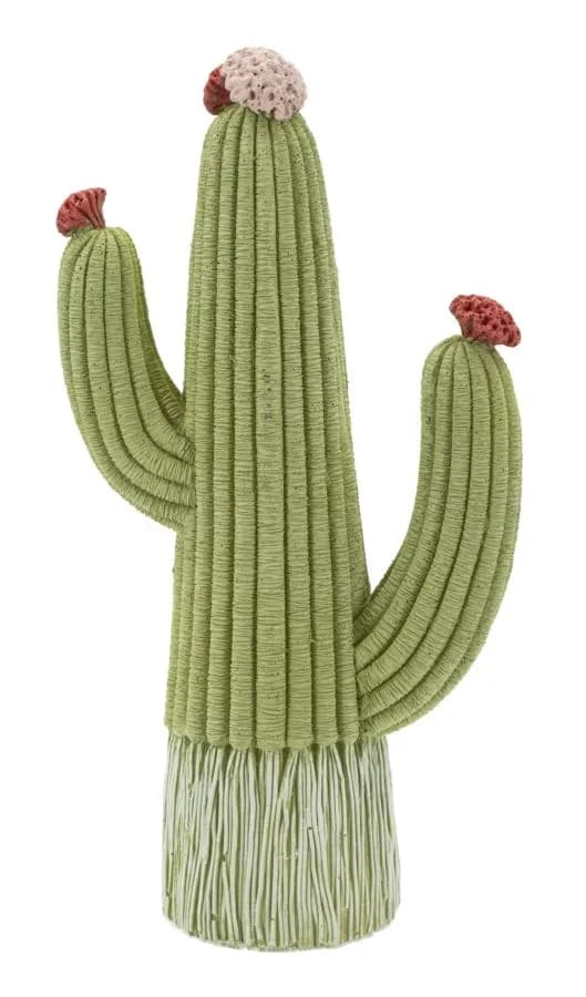 Dekoratívna soška Cactus 25 cm zelená
