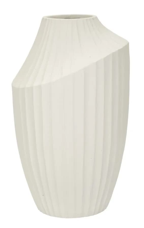 Váza Ice Jar 38 cm krémová 1
