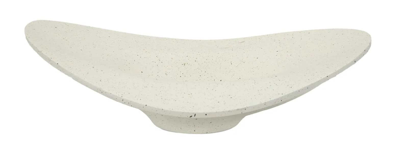 Dekoratívna misa Resin 41 cm krémová