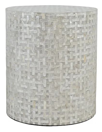 Odkladací stolík Avola 40 cm sivý 1