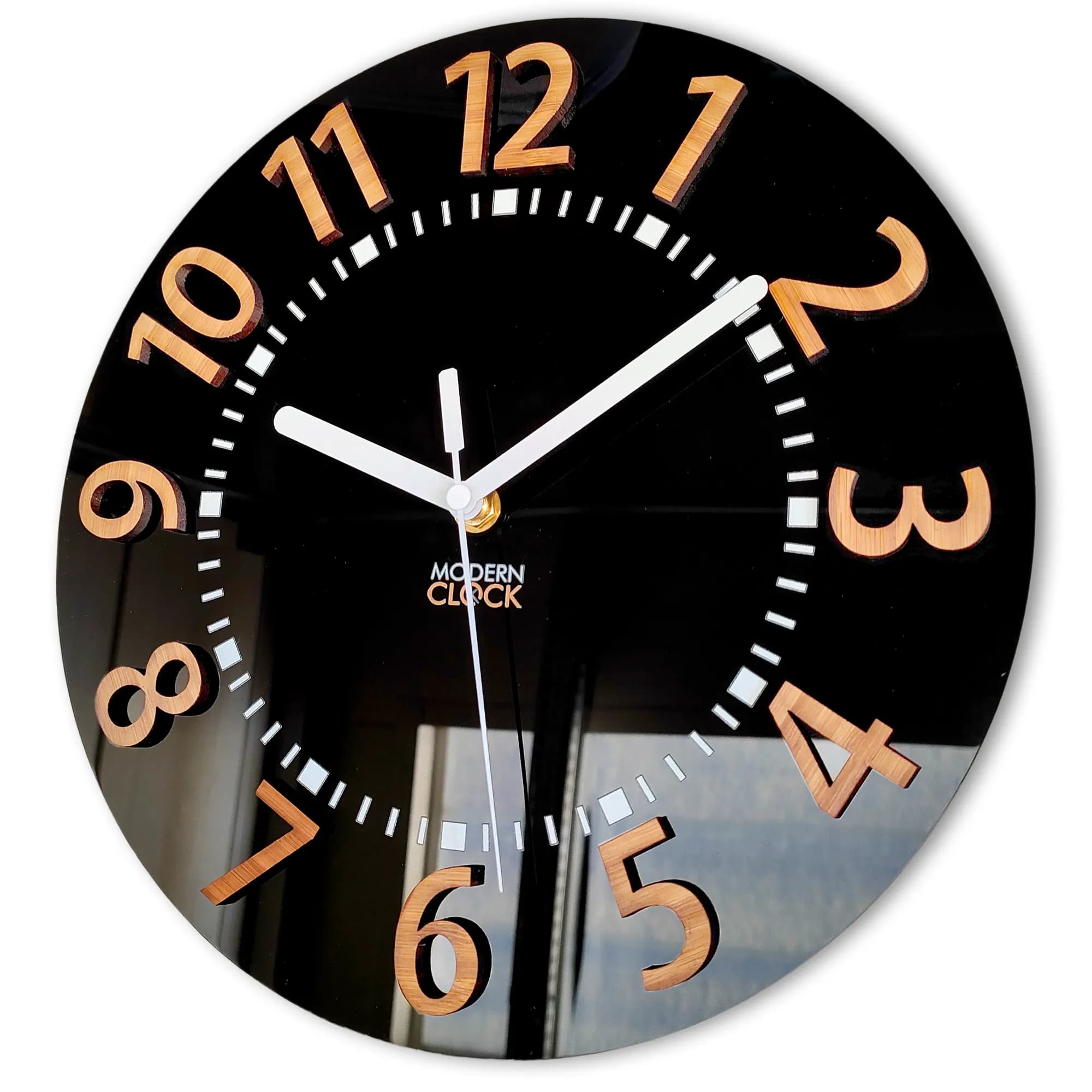 Nástenné hodiny Eros 28 cm čierne 1