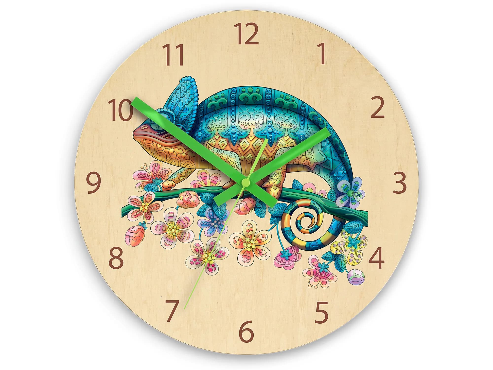Detské nástenné hodiny Ami Chameleon 30 cm viacfarebné 1