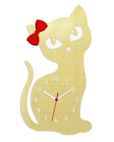 Nástenné hodiny Cat zlaté
