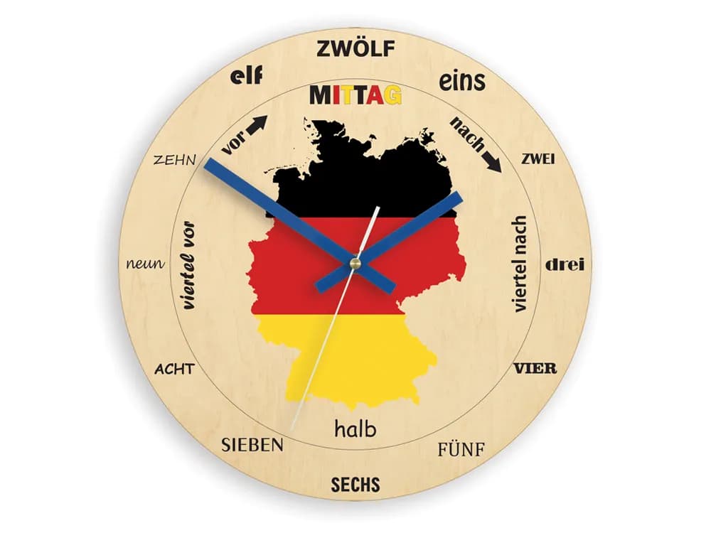Nástenné hodiny Germany hnedé 1