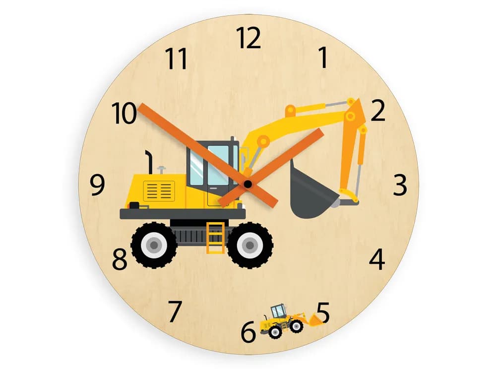 Detské nástenné hodiny Ami Bager 30 cm viacfarebné