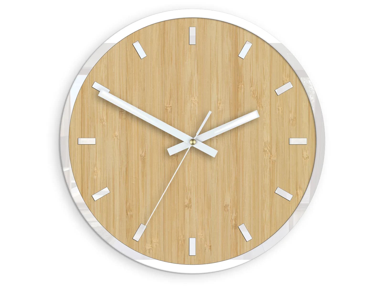 Bambusové nástenné hodiny Bamboo 30 cm hnedé 1