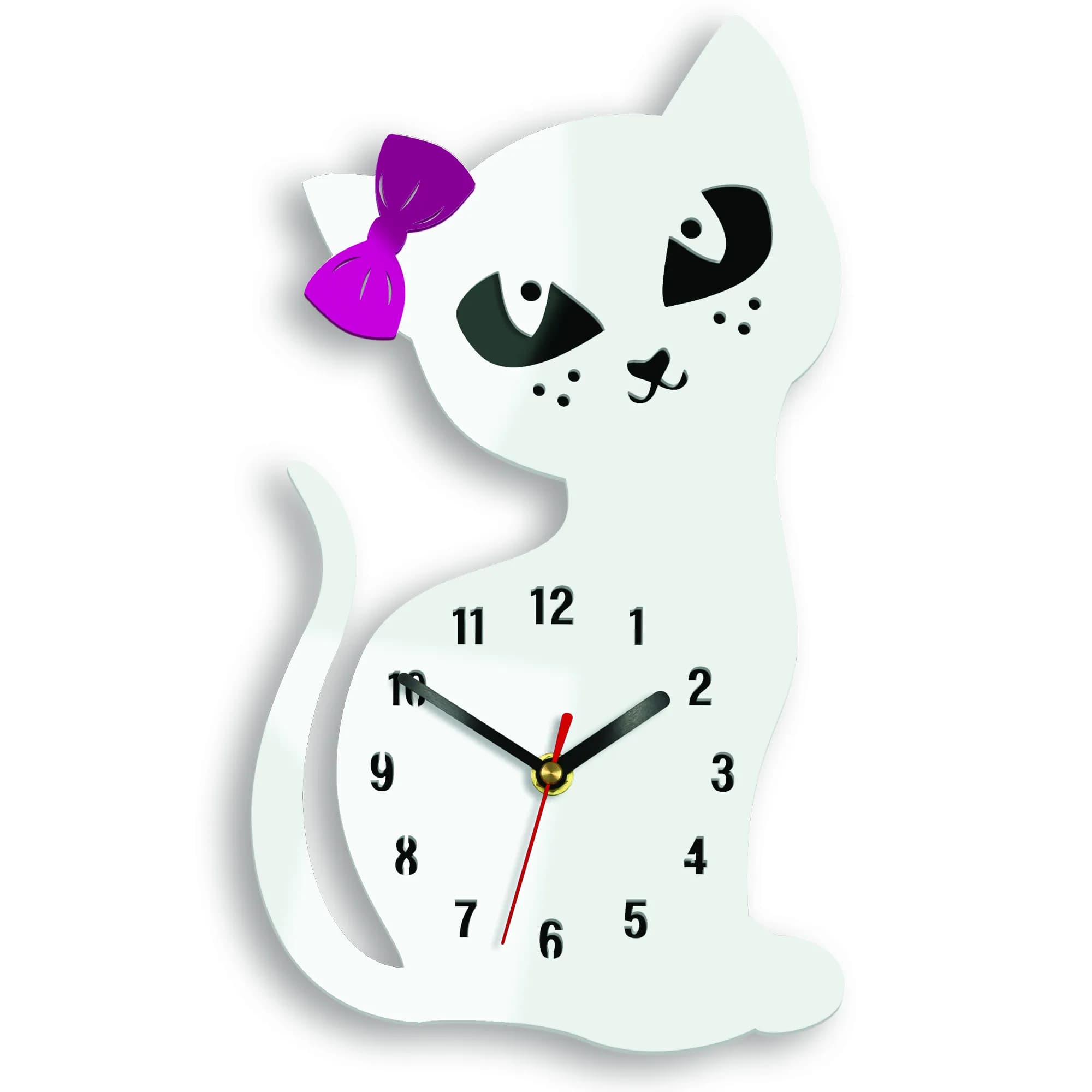 Nástenné hodiny Caty 33 cm biele