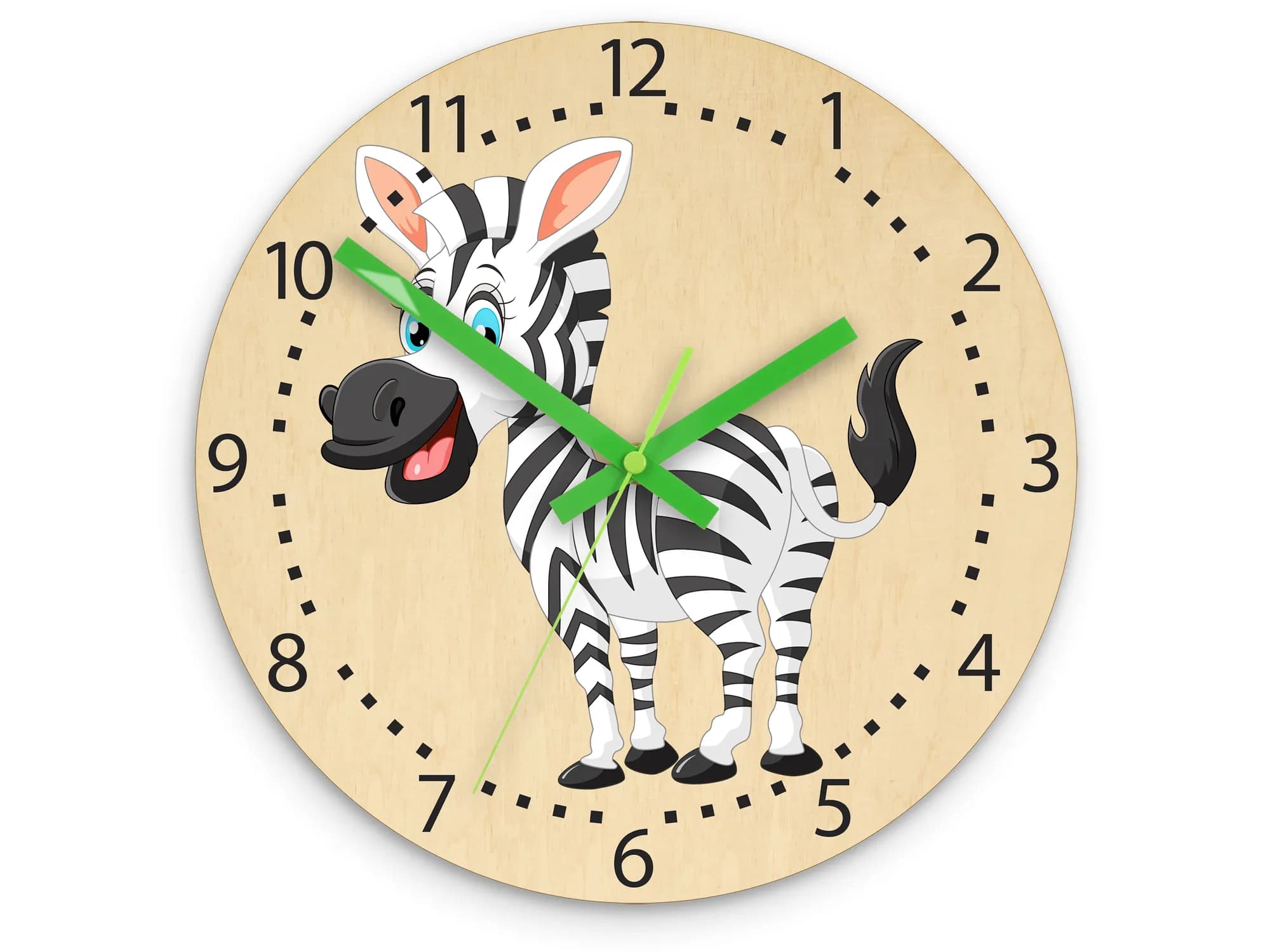 Detské nástenné hodiny Ami Zebra 30 cm viacfarebné