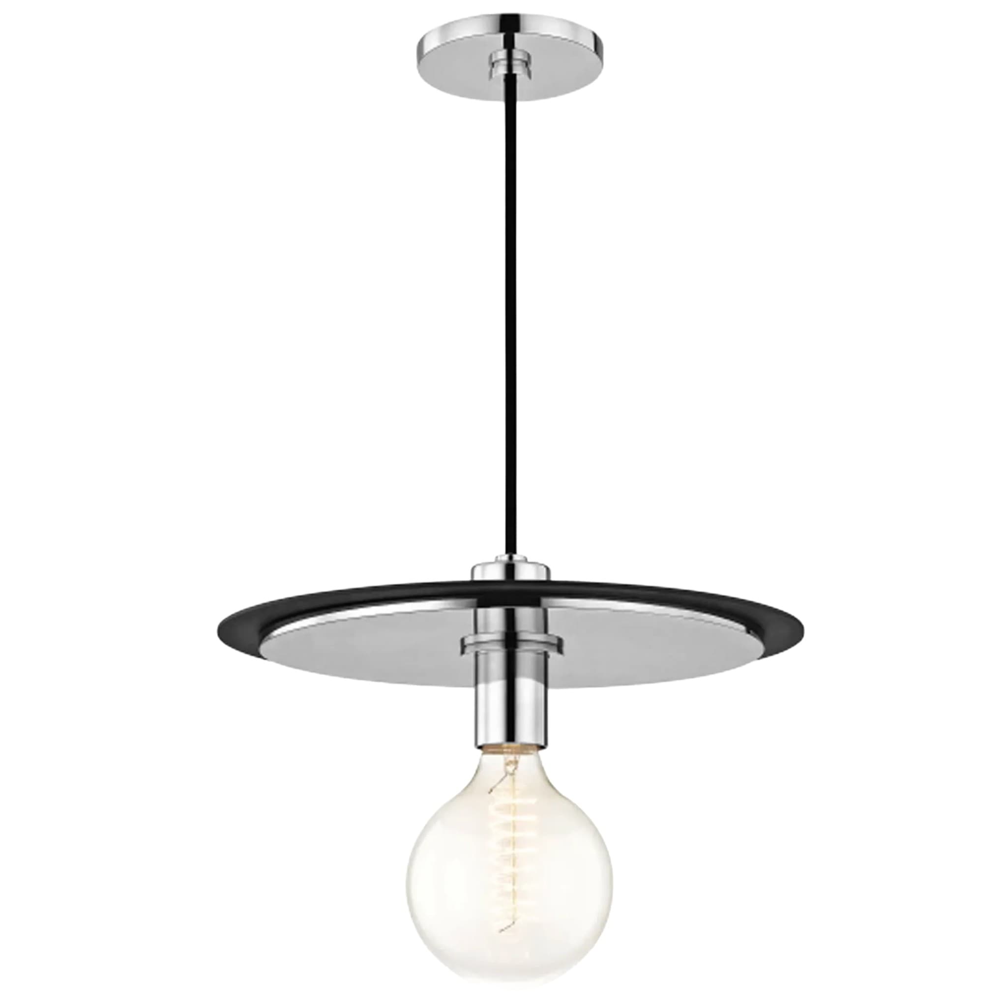 Závesná lampa La Belle XXXIII čierna/strieborná 1