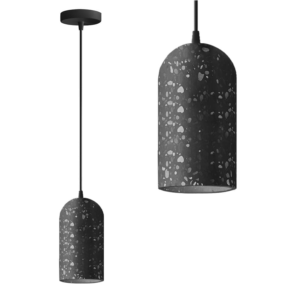 Závesná lampa La Belle XXXIX čierna 1