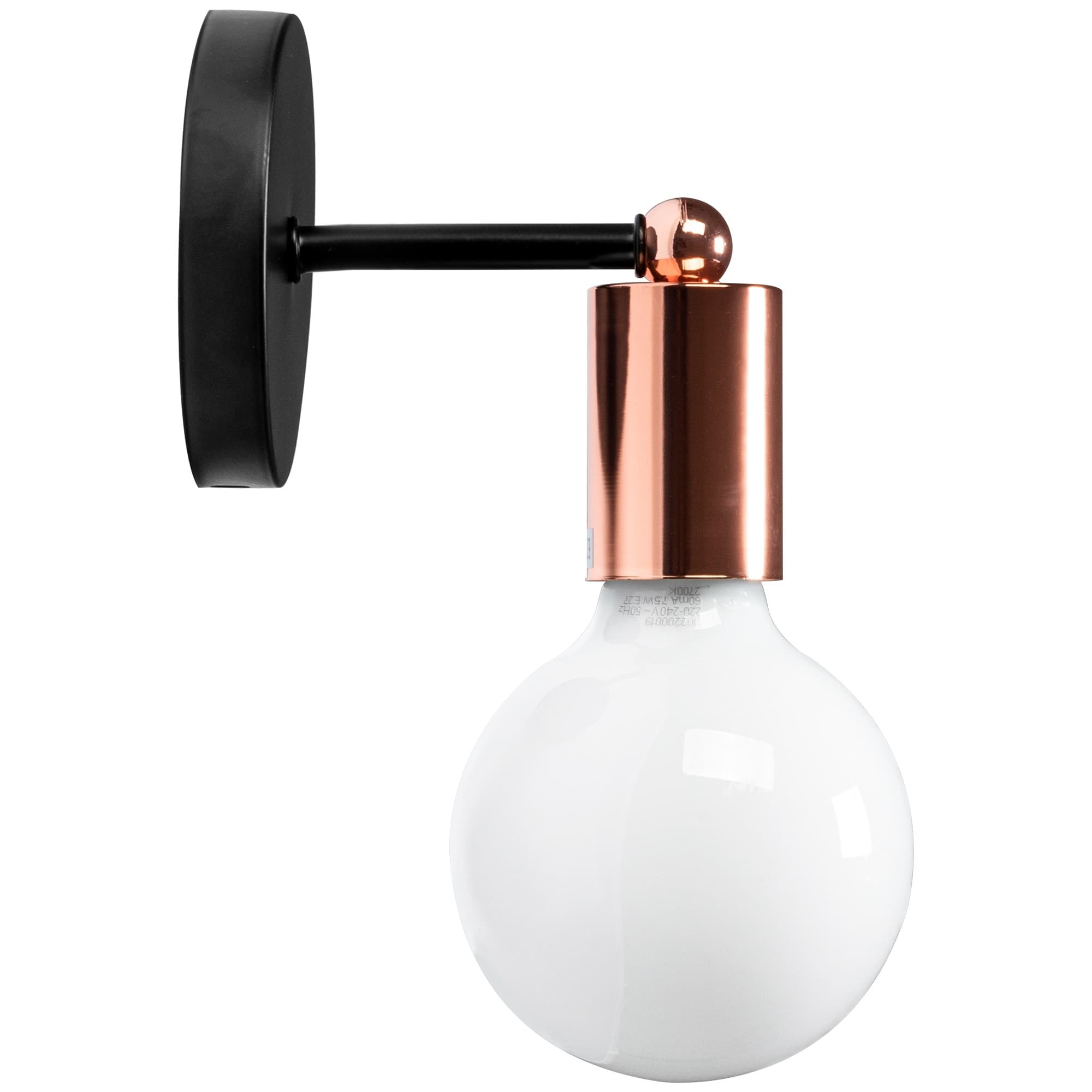 Nástenné svietidlo Bulb rose gold 392205