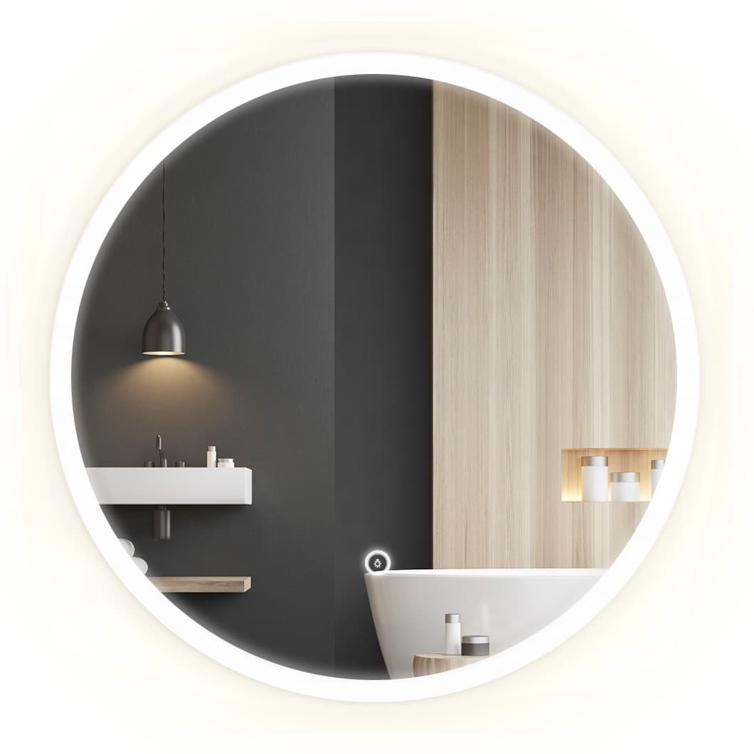 Okrúhle dotykové zrkadlo s LED osvetlením FFJ 60 cm