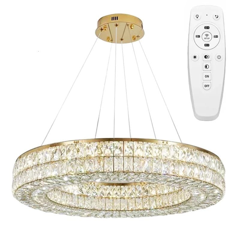 Závesný LED luster APP1568-CP zlatý 1