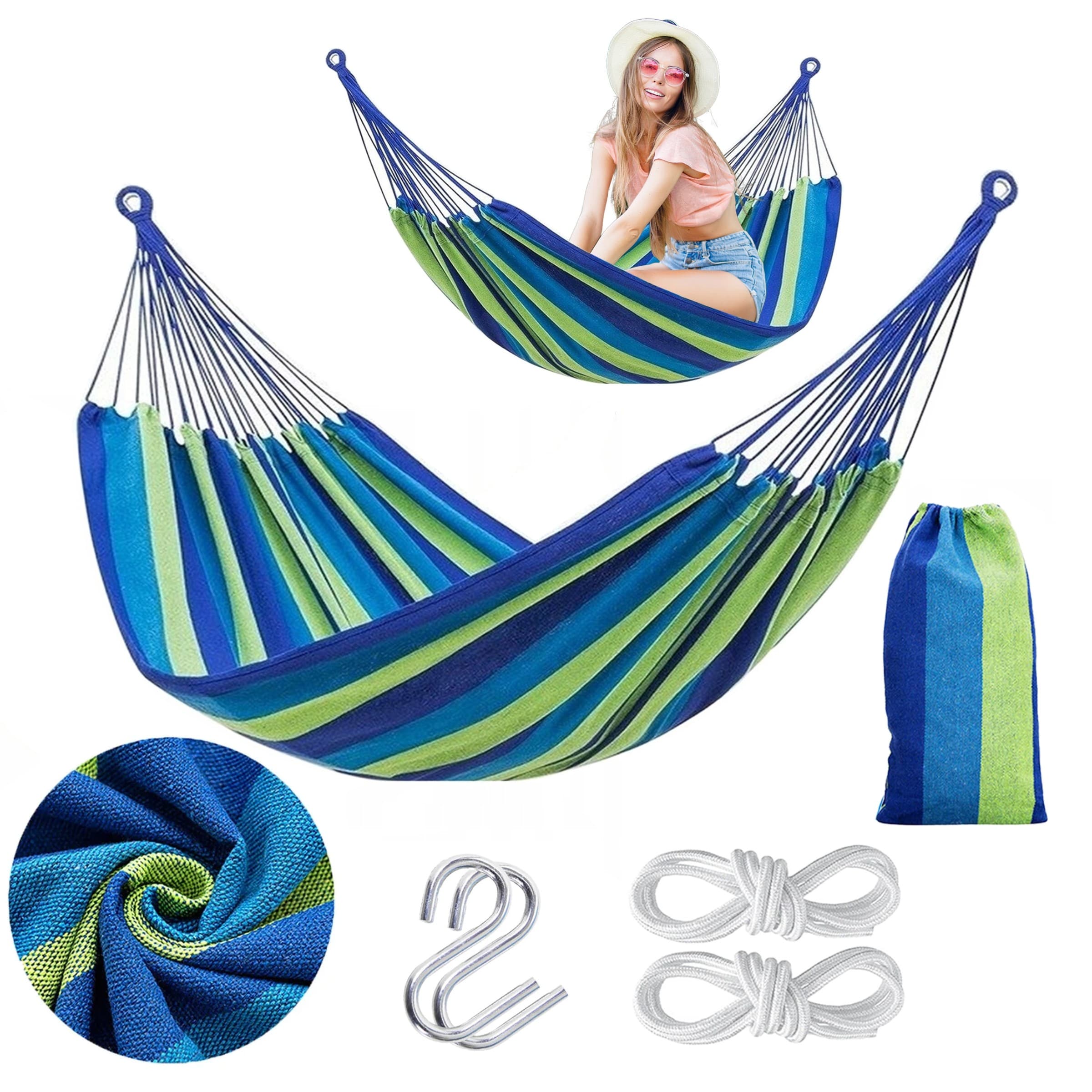 Hamaka Blue Rainbow pre 2 osoby