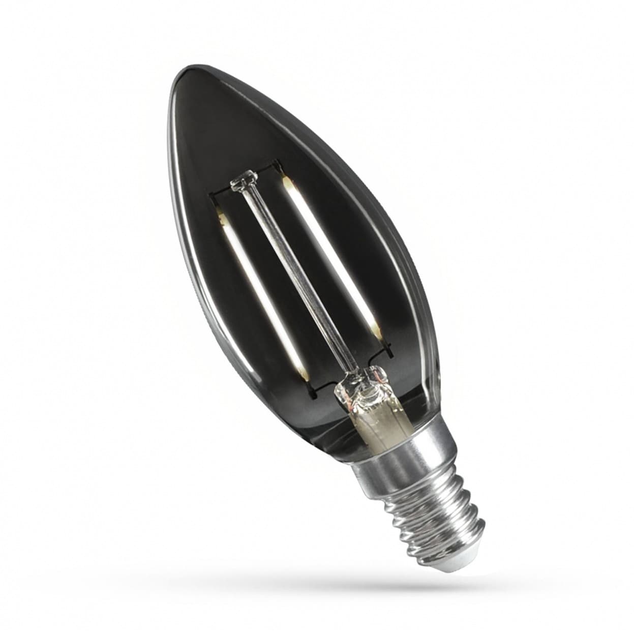LED dekoratívna žiarovka SVIEČKA 2,5W E14 COG MODERNSHINE neutrálna biela