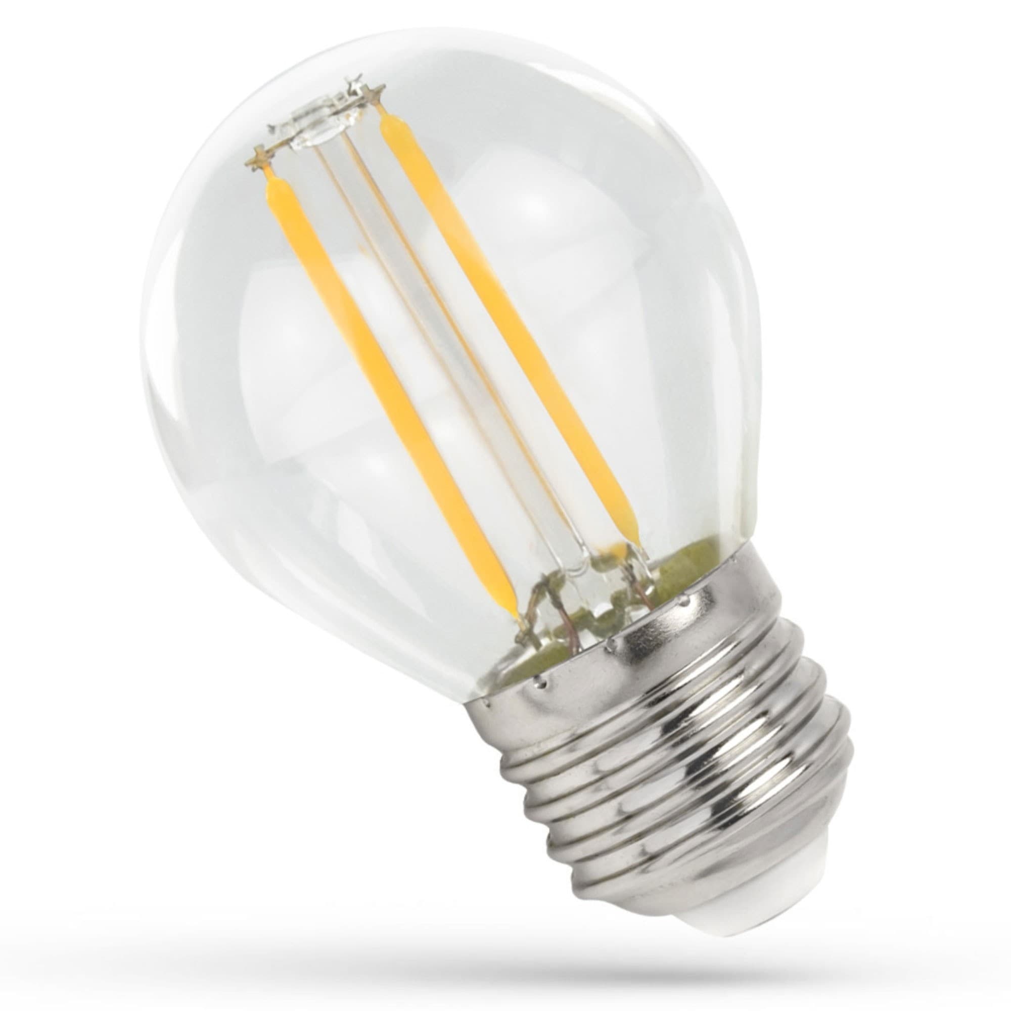 LED žárovka KOULE 1W E27 COG neutrální bílá 1
