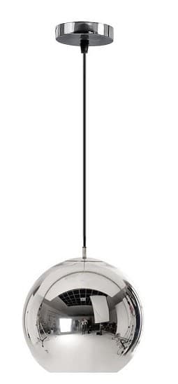 Stropné svietidlo 20 cm LE-03-1 - chróm/sklo 1