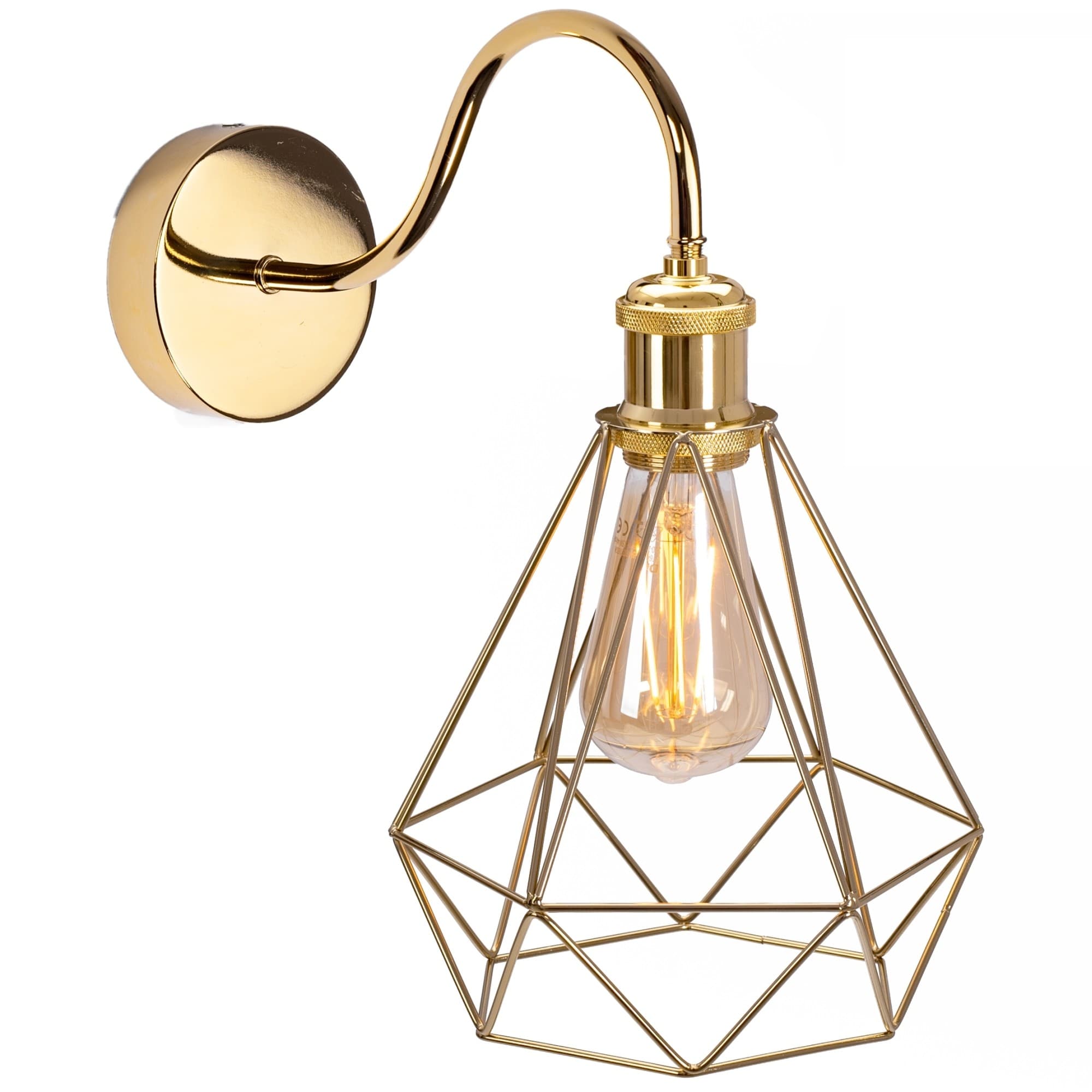 Nástenná lampa KINKIET Olava zlatá 1