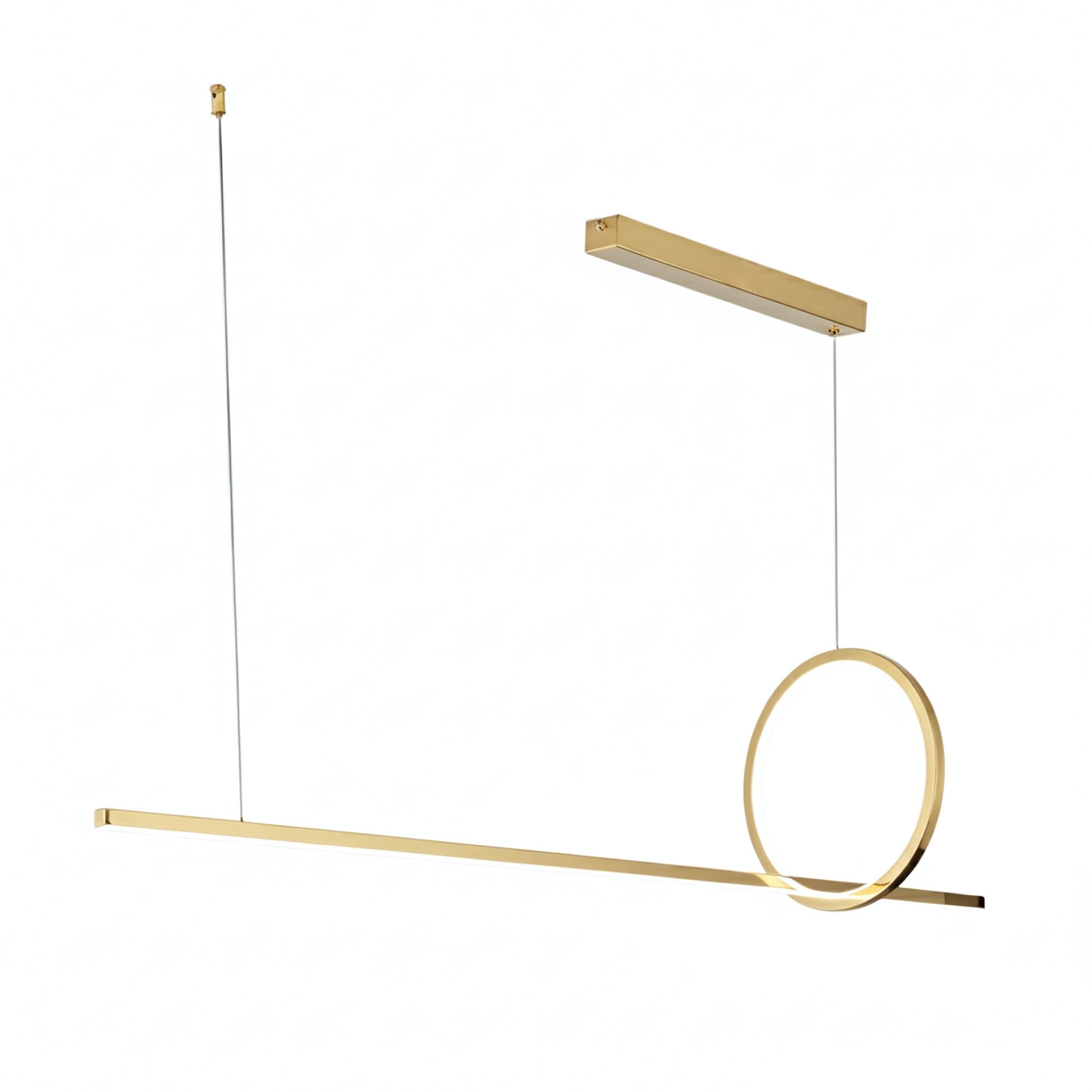 Závesný LED luster LHJ111-CP C zlatý/teplá biela 1