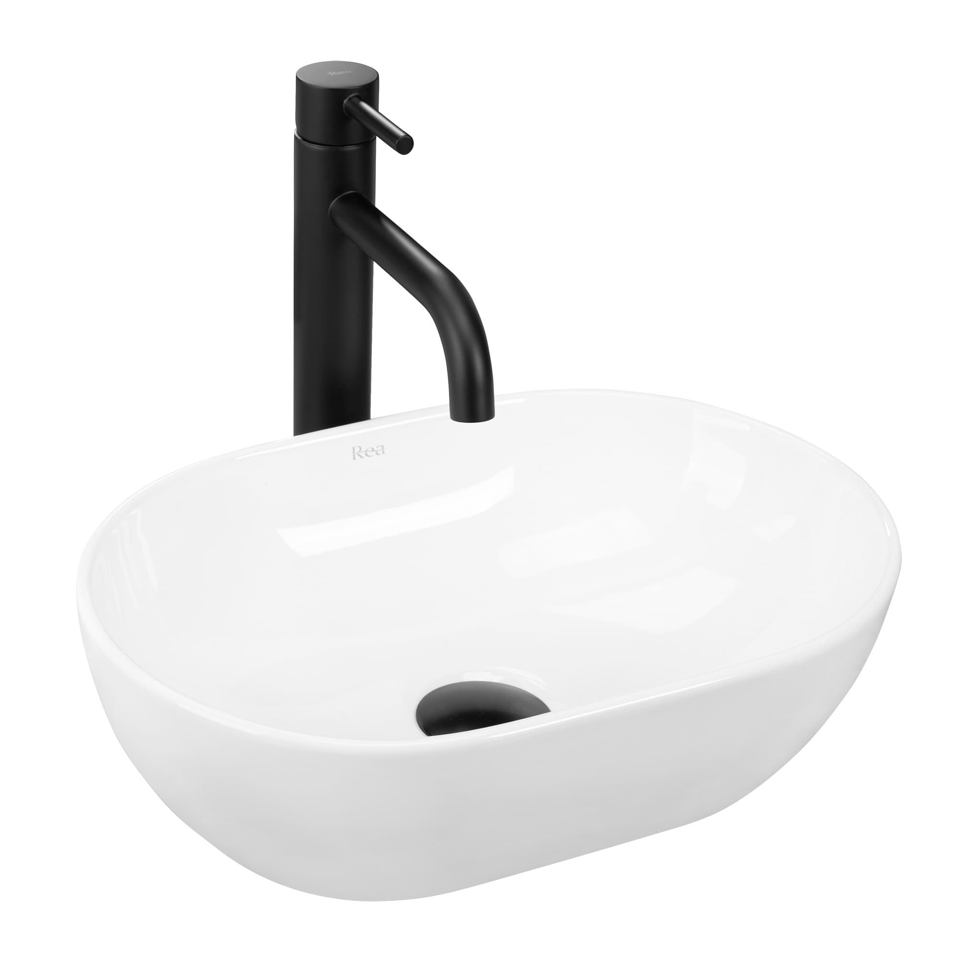 Umývadlo na dosku Rea Amelia Mini 38 cm biele 1