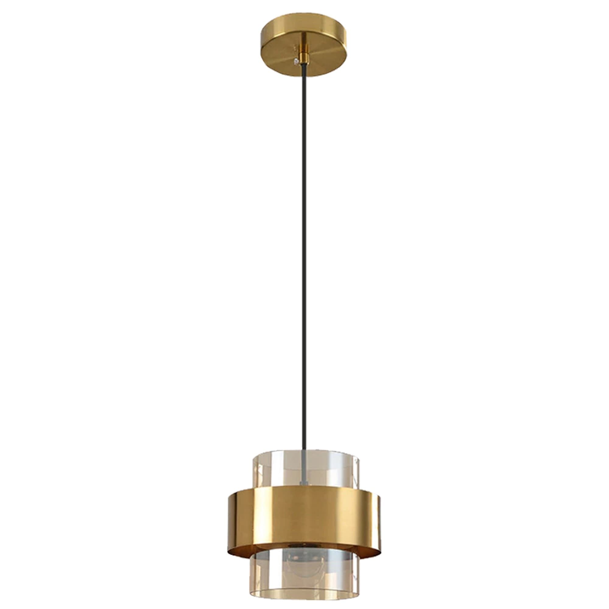 Závesná lampa La Belle XXXIV zlatá