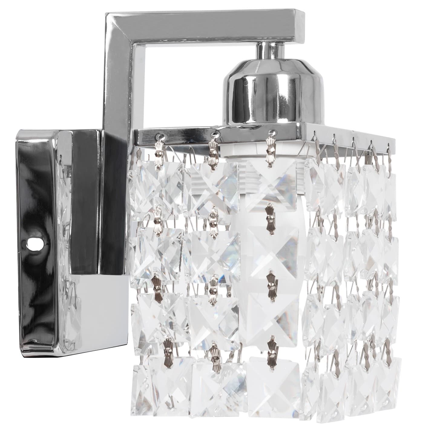 Nástenná lampa Crystal APP543-1W chróm