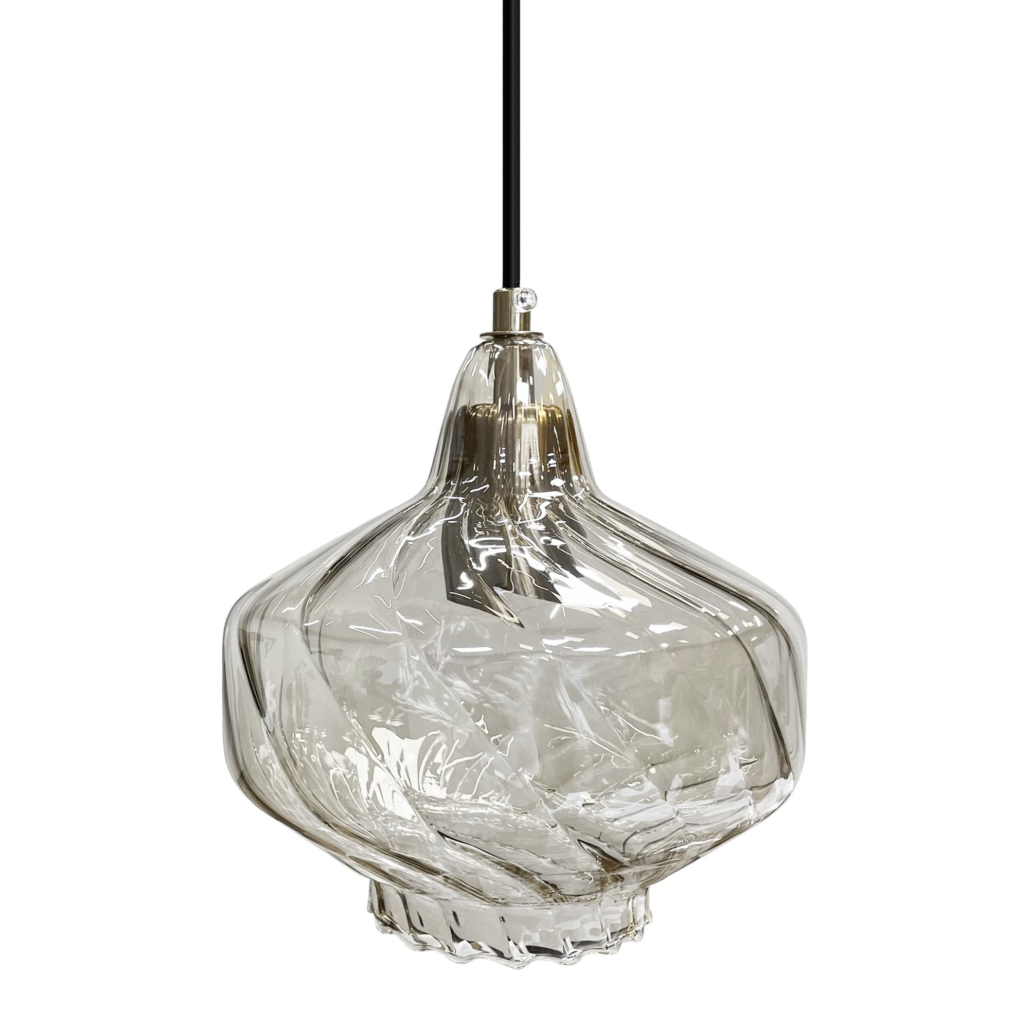 Závesná lampa La Belle VIII sivá 1