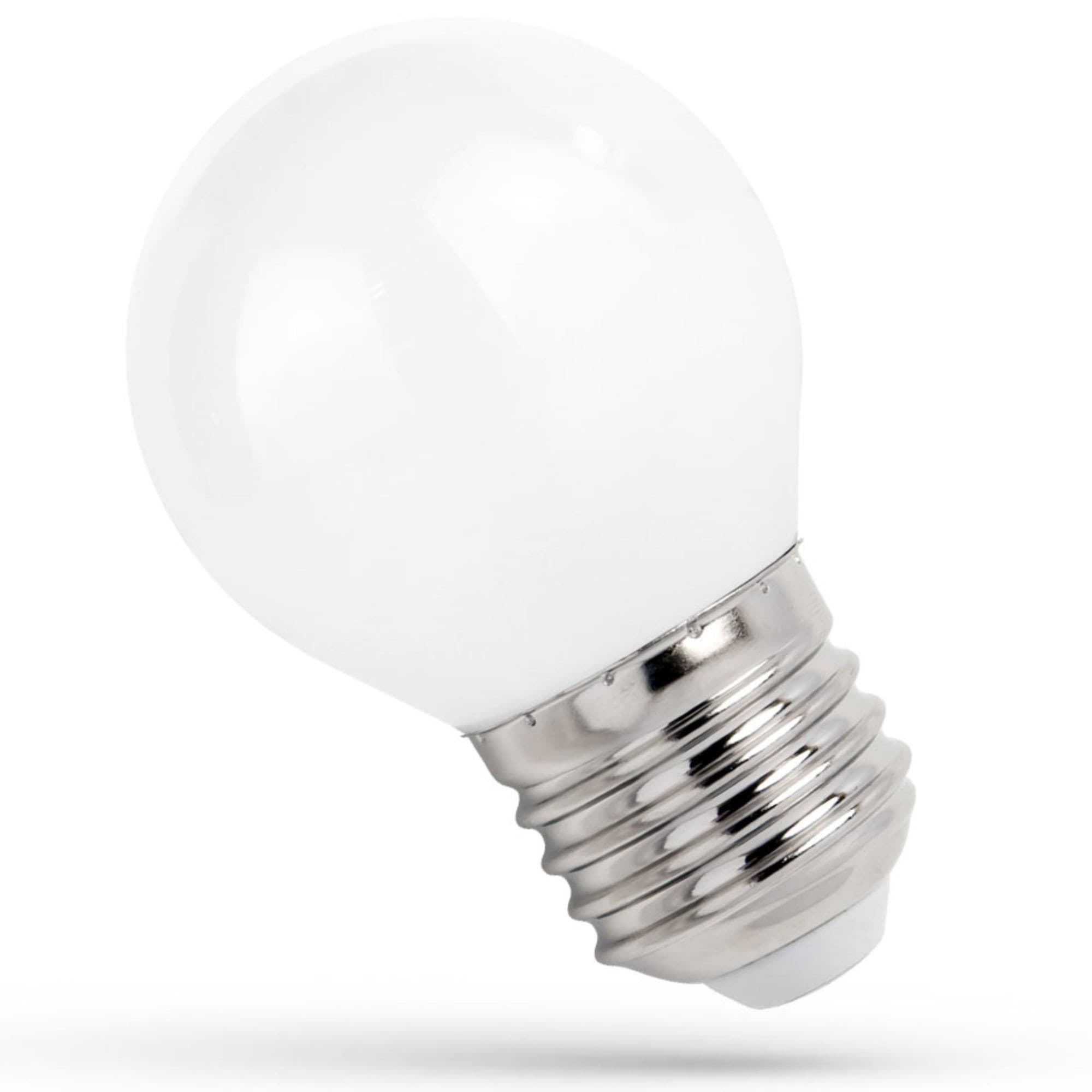 LED žárovka KOULE 1W E27 COG MILKY teplá bílá 1