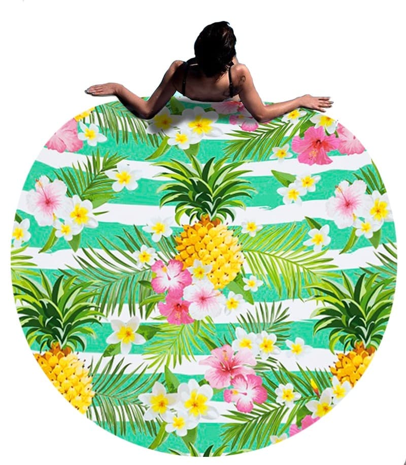Plážová osuška Ananás 150 cm 1