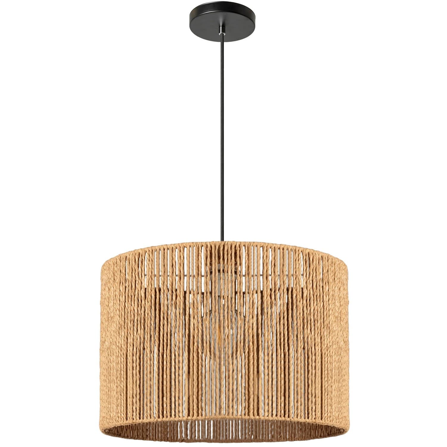 Závesný luster APP1325-1CP 40 cm prírodný
