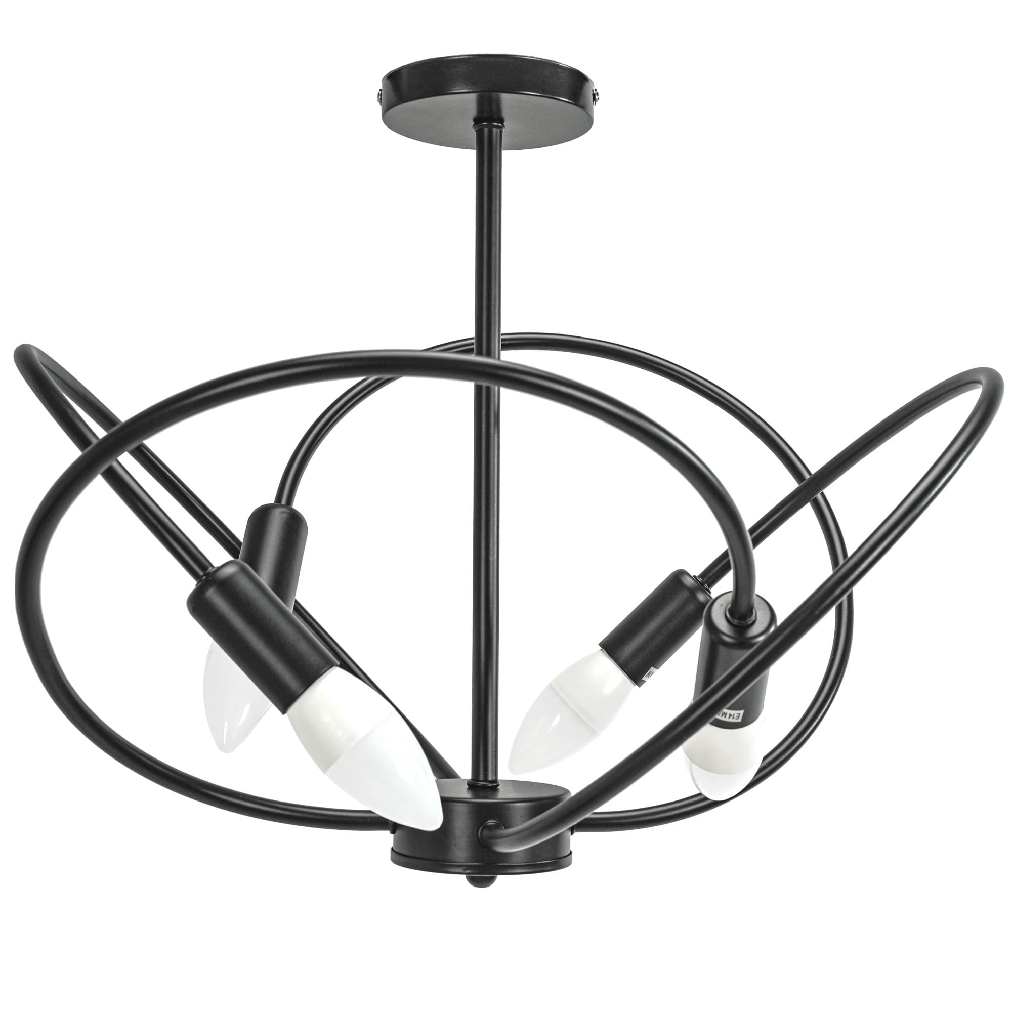 Stropné svietidlo Lampa 4 APP1093-4C čierne 1