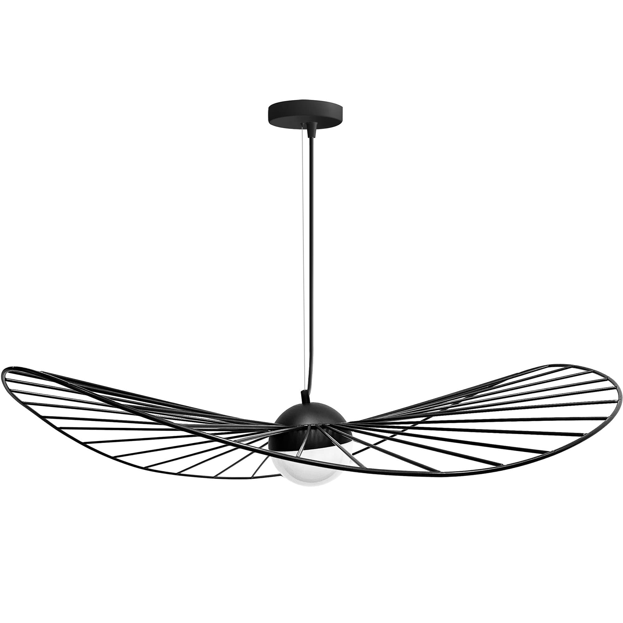 Stropné svietidlo LED Aza 60 cm čierne 1