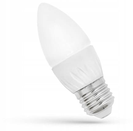 LED žiarovka E-27 230V 6W teplá biela