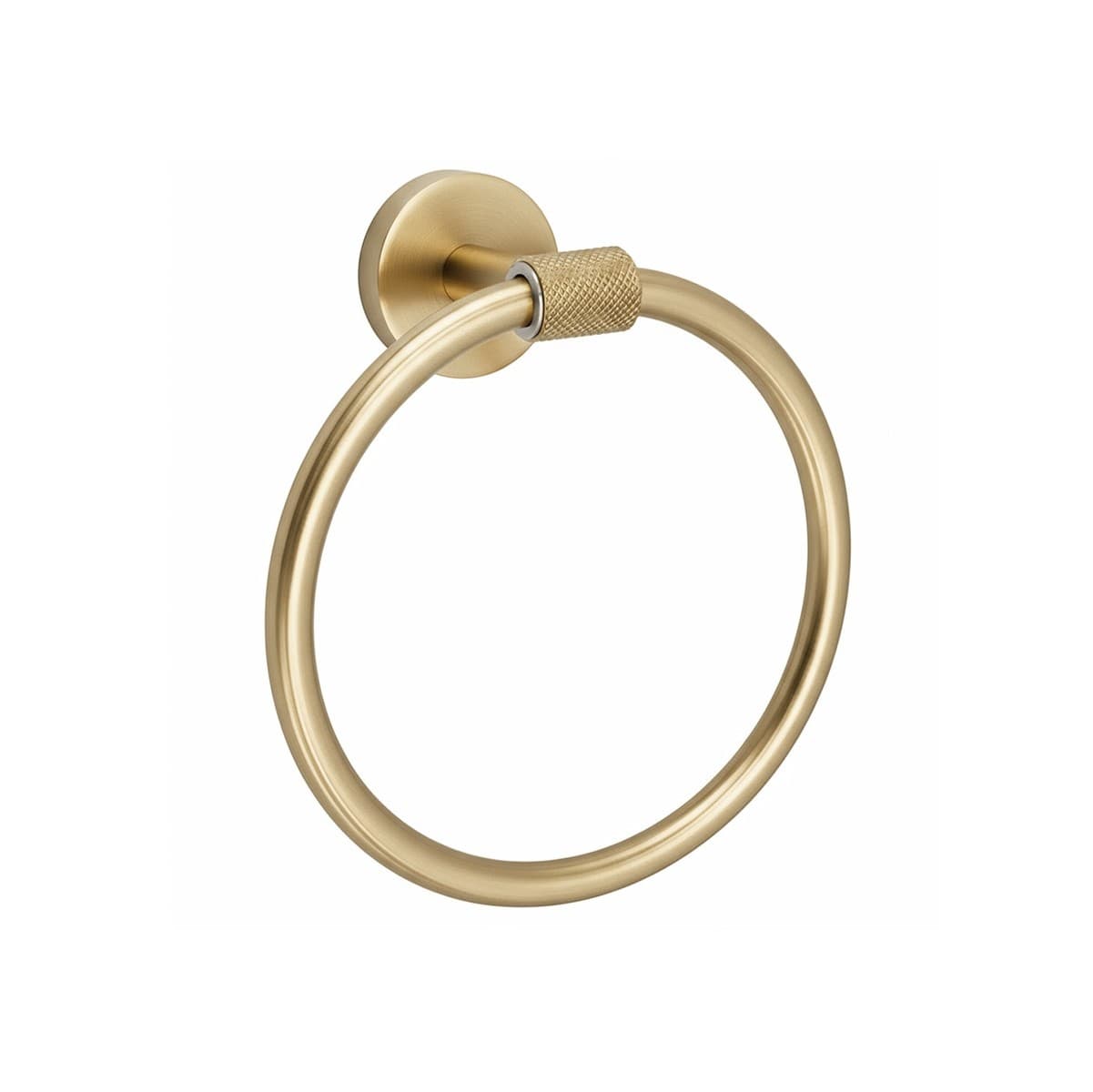 Nástěnný věšák na ručníky Galo Ring zlatý 1