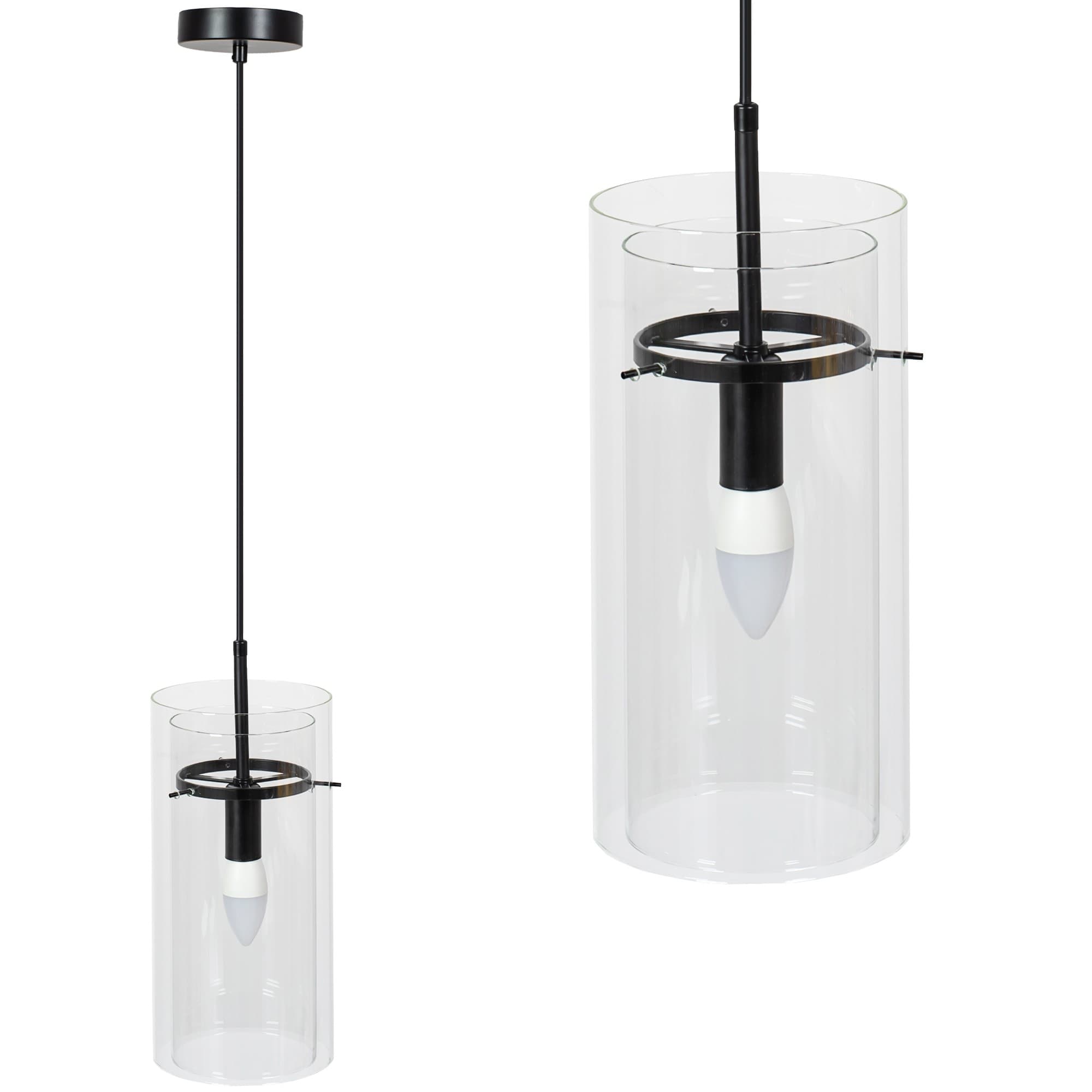 Závesná lampa La Belle XXXII čierna 1