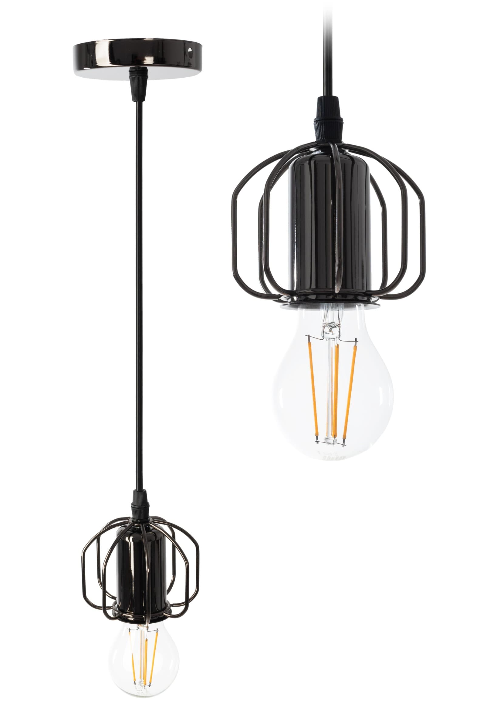 Stropné svietidlo Loft Black APP 595-1CP