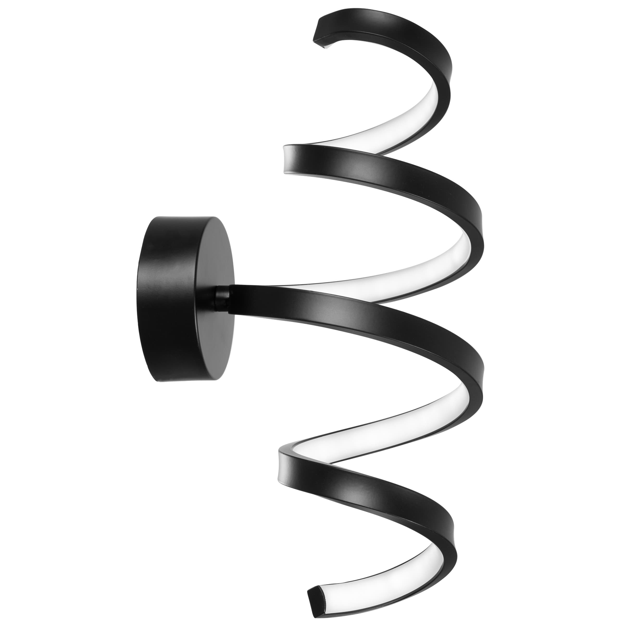 Nástenná lampa LED SPRING APP826-W matne čierna