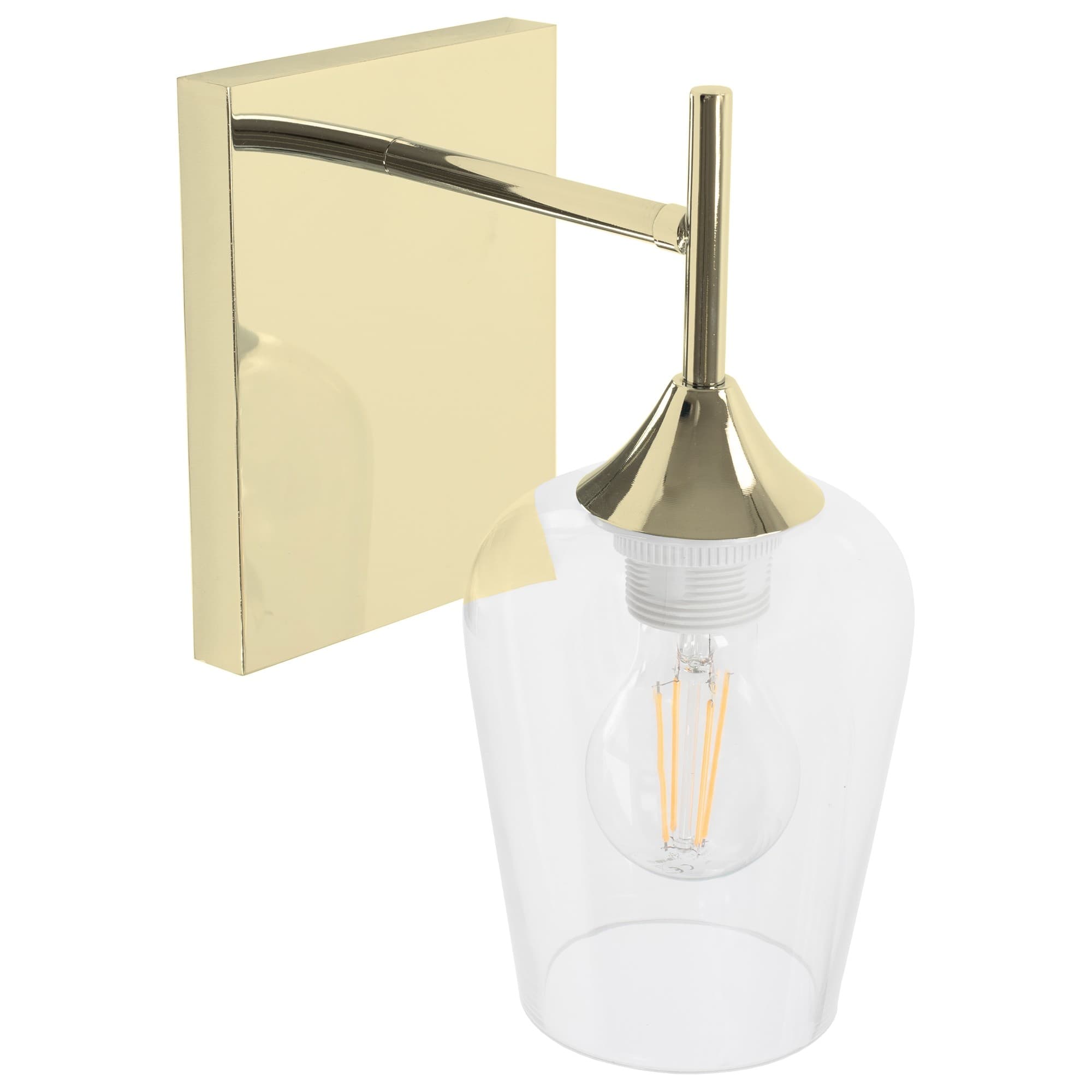 Nástenná lampa Kinkiet V zlatá 1
